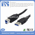 Cable de impresora USB 3.0 de alta velocidad am / af macho a hembra 12 pies